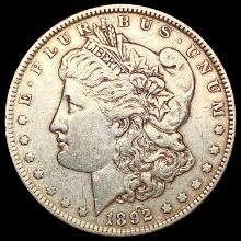 1892 Morgan Silver Dollar NEARLY UNCIRCULATED