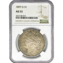 1897-O Morgan Silver Dollar NGC AU53