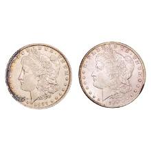 1897-O, 1899-O Morgan Silver Dollars [2 Coins]