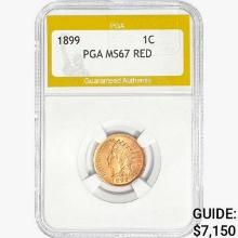 1899 Indian Head Cent PGA MS67 RED