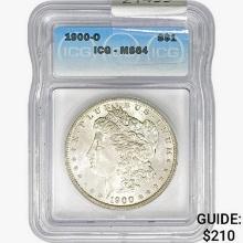 1900-O Morgan Silver Dollar ICG MS64