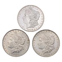 1878 7/8 TF Morgan Silver Dollars [3 Coins]