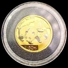 2008 China 1/10oz Gold 50 Yuan GEM PROOF
