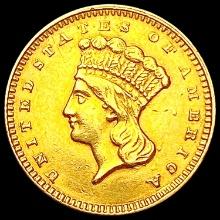 1857 Rare Gold Dollar CLOSELY UNCIRCULATED