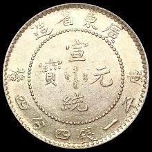 1922 Kwan-Tung SILV 20 Cents CHOICE AU