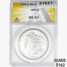 1885 Morgan Silver Dollar ANACS MS62