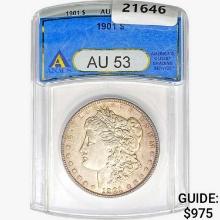 1901 Morgan Silver Dollar ANACS AU53