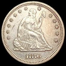 1876 Seated Liberty Quarter CLOSELY UNCIRCULATED