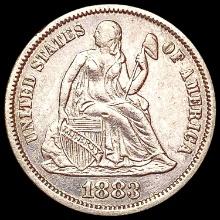 1883 Seated Liberty Dime CLOSELY UNCIRCULATED