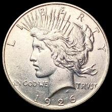 1926-D Silver Peace Dollar CHOICE AU