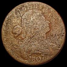 1807 / 6 Draped Bust Large Cent NICELY CIRCULATED