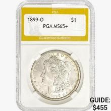 1899-O Morgan Silver Dollar PGA MS65+