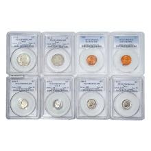 1976-1982 Varied Modern US Coinage [8 Coins] PCGS