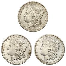 1878-1898 San Fransisco Mint Morgan Silver Dollars