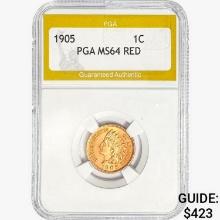 1905 Indian Head Cent PGA MS64 RED