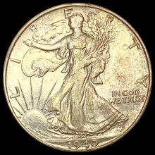 1940-S Walking Liberty Half Dollar CLOSELY UNCIRCU