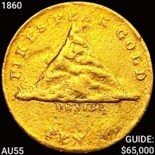 1860 Clark Gruber $10 Gold Eagle HIGH GRADE