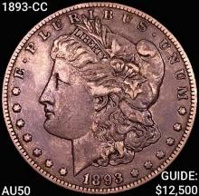 1893-CC Morgan Silver Dollar CLOSELY UNCIRCULATED