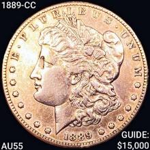 1889-CC Morgan Silver Dollar CLOSELY UNCIRCULATED