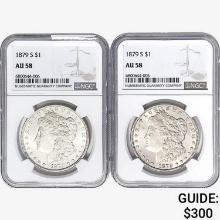 1879-S [2] Morgan Silver Dollar NGC AU58