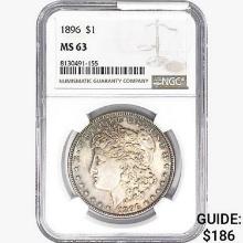 1896 Morgan Silver Dollar NGC MS63