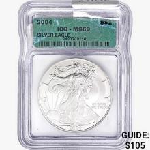2004 Silver Eagle ICG MS69