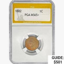 1882 Indian Head Cent PGA MS65+