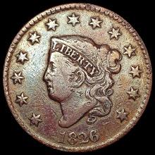 1826 Coronet Head Large Cent NEARLY UNCIRCULATED