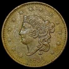 1834 Coronet Head Large Cent CLOSELY UNCIRCULATED