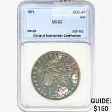 1879 Morgan Silver Dollar NNC MS62