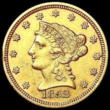 1852 $2.50 Gold Quarter Eagle CHOICE AU