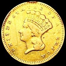 1859-S Rare Gold Dollar LIGHTLY CIRCULATED