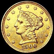 1900 $2.50 Gold Quarter Eagle CLOSELY UNCIRCULATED