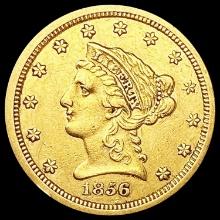 1856-S $2.50 Gold Quarter Eagle NICELY CIRCULATED