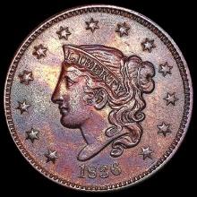 1836 Coronet Head Large Cent UNCIRCULATED