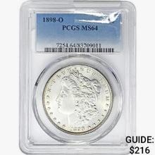 1898-O Morgan Silver Dollar PCGS MS64