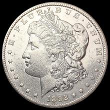 1892-CC Morgan Silver Dollar CHOICE AU
