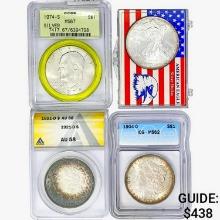 1904-2000 [4] US Silver Dollars