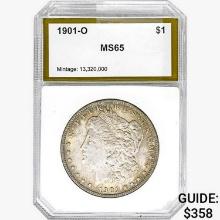 1901-O Morgan Silver Dollar PCI MS65