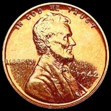 1942 RED Wheat Cent CHOICE PROOF