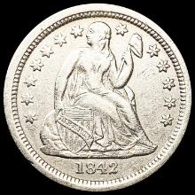 1842-O Seated Liberty Dime CLOSELY UNCIRCULATED