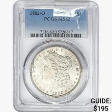 1882-O Morgan Silver Dollar PCGS MS62