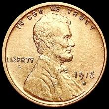 1916-S Wheat Cent NEARLY UNCIRCULATED