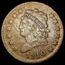 1810 / 09 Classic Head Large Cent NICELY CIRCULATE