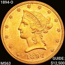 1894 $10 Gold Eagle NICELY CIRCULATED+