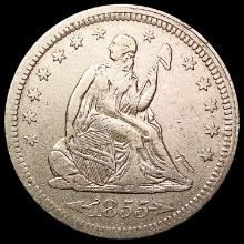 1855 Seated Liberty Quarter CLOSELY UNCIRCULATED