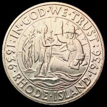1936-S Rhode Island Half Dollar CHOICE BU
