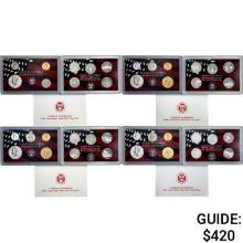 1999-2002 Silver US Proof Sets [39 Coins]