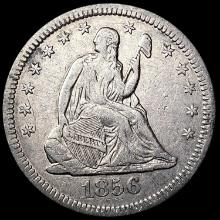 1856-O Seated Liberty Quarter CLOSELY UNCIRCULATED