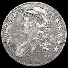 1819 Capped Bust Half Dollar LIGHTLY CIRCULATED